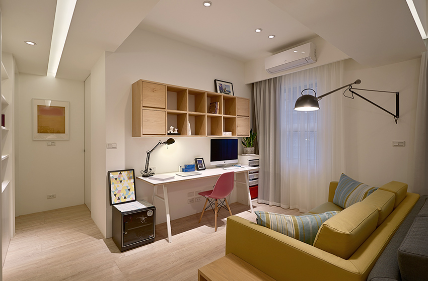 美式和工业风格混搭装修图片 126平米客厅工业风格装修效果图