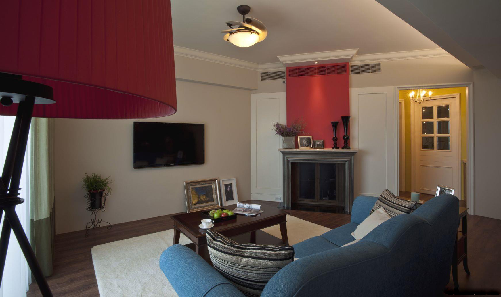 100平美式休闲风格装修图片 美式乡村田园风格装修效果图