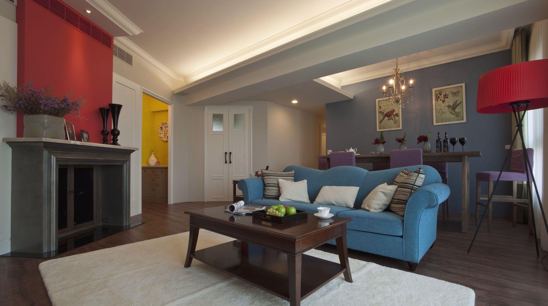 100平美式休闲风格装修图片 美式乡村田园风格装修效果图