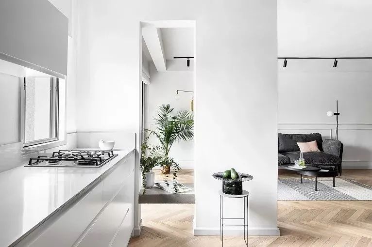 95㎡现代极简装修效果图