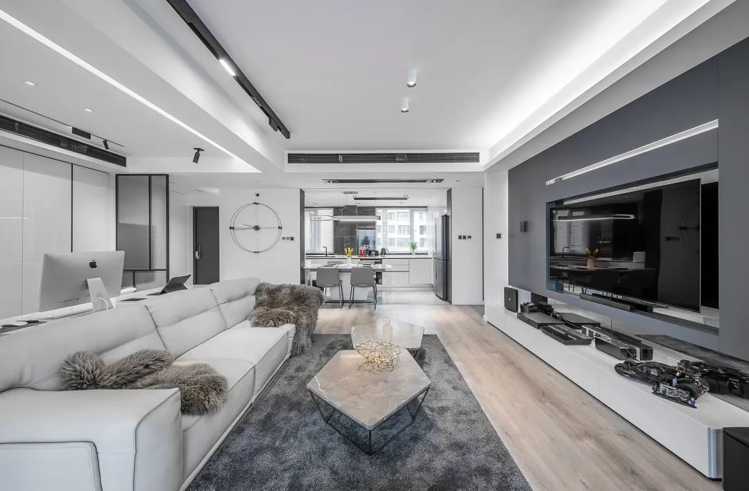 120㎡现代简约装修效果图