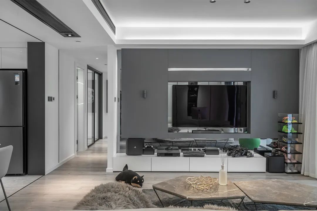 120㎡现代简约装修效果图