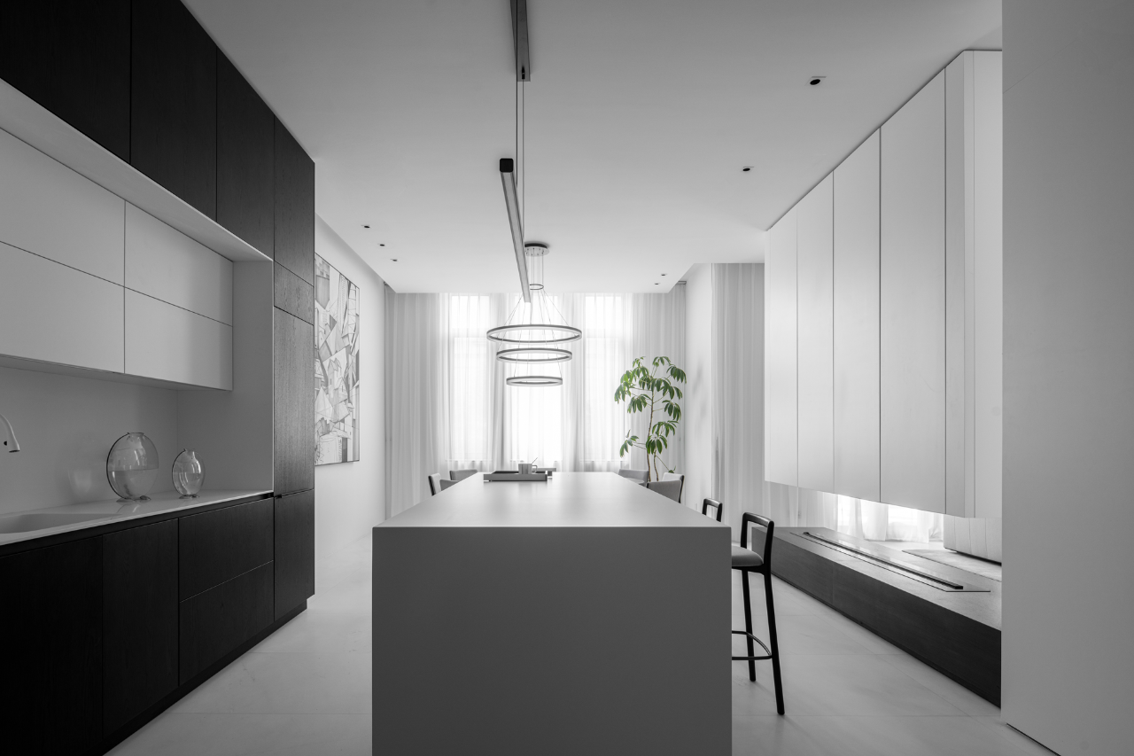 120平简约现代别墅装修效果图