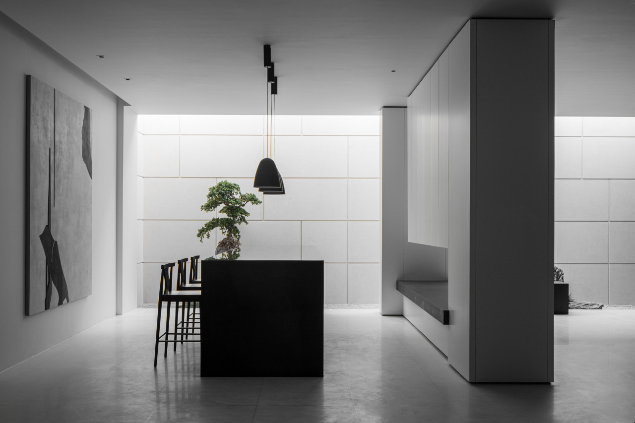 120平简约现代别墅装修效果图