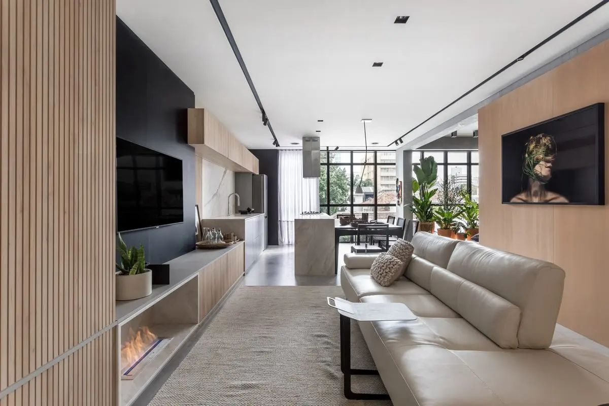  72平现代风装修效果图