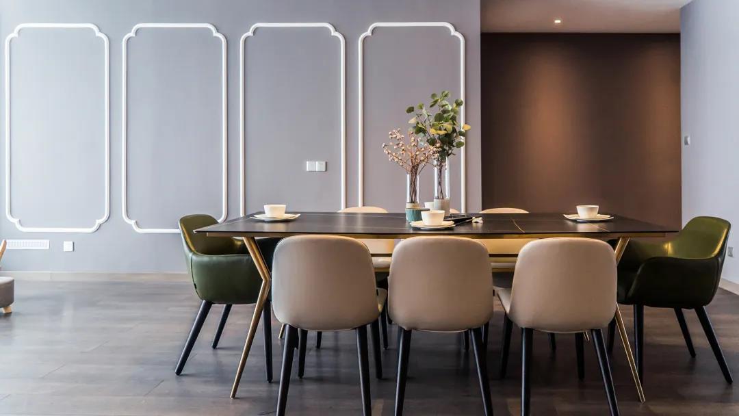 160㎡现代轻奢装修效果图