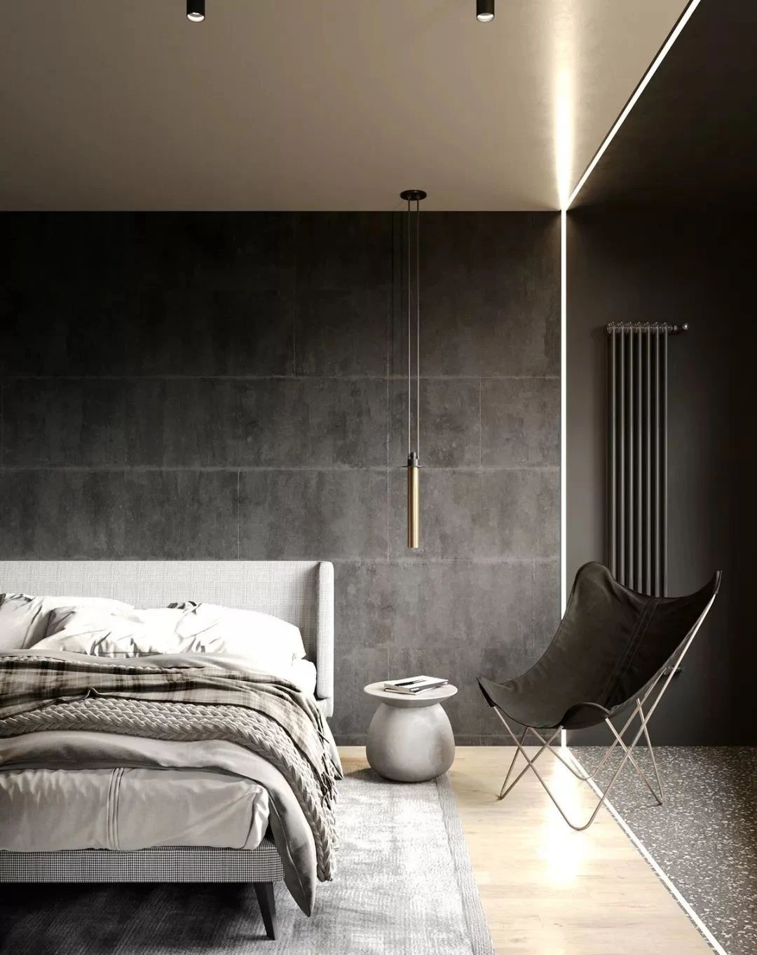 56平简约公寓装修效果图