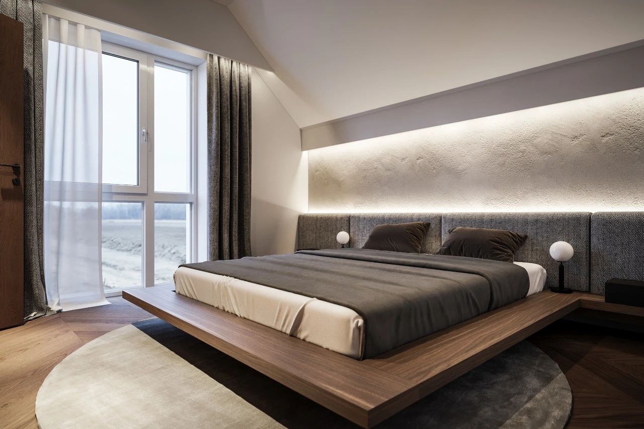 120m²现代风餐厅装修效果图