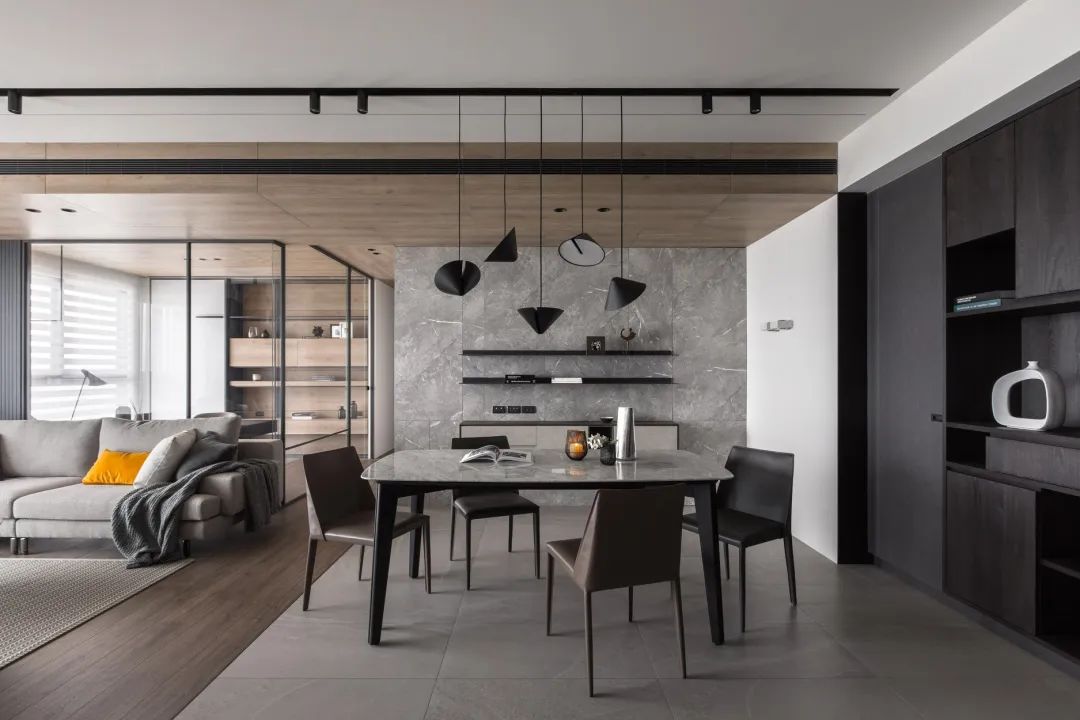 140㎡现代极简装修效果图