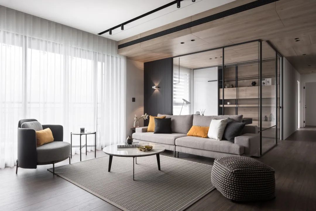 140㎡现代极简装修效果图