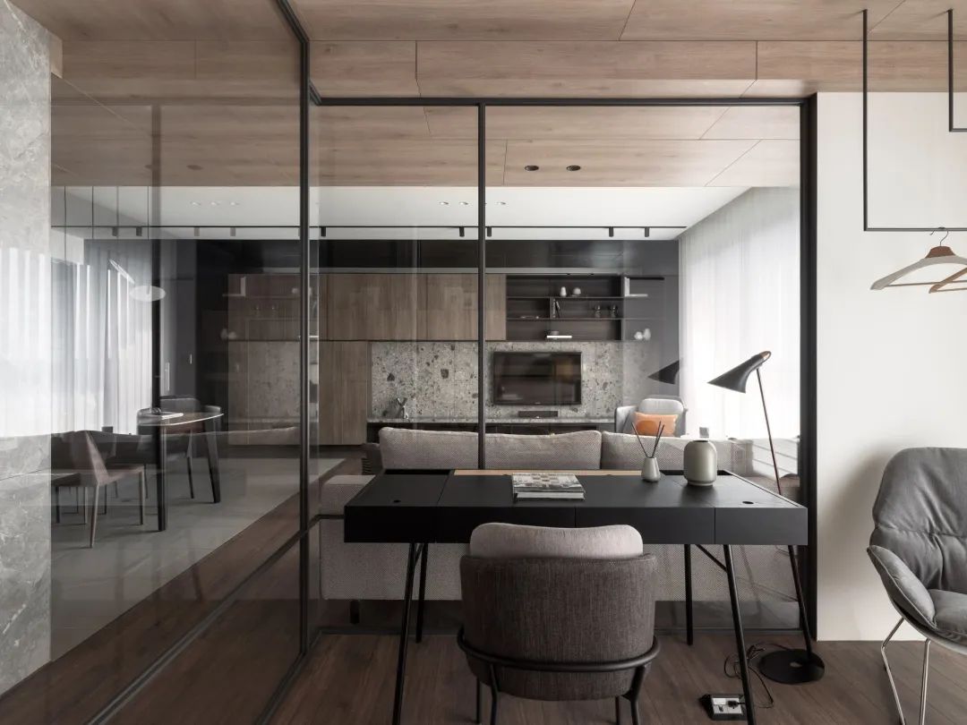 140㎡现代极简装修效果图