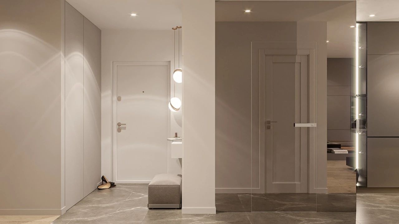 115平轻奢三居装修效果图