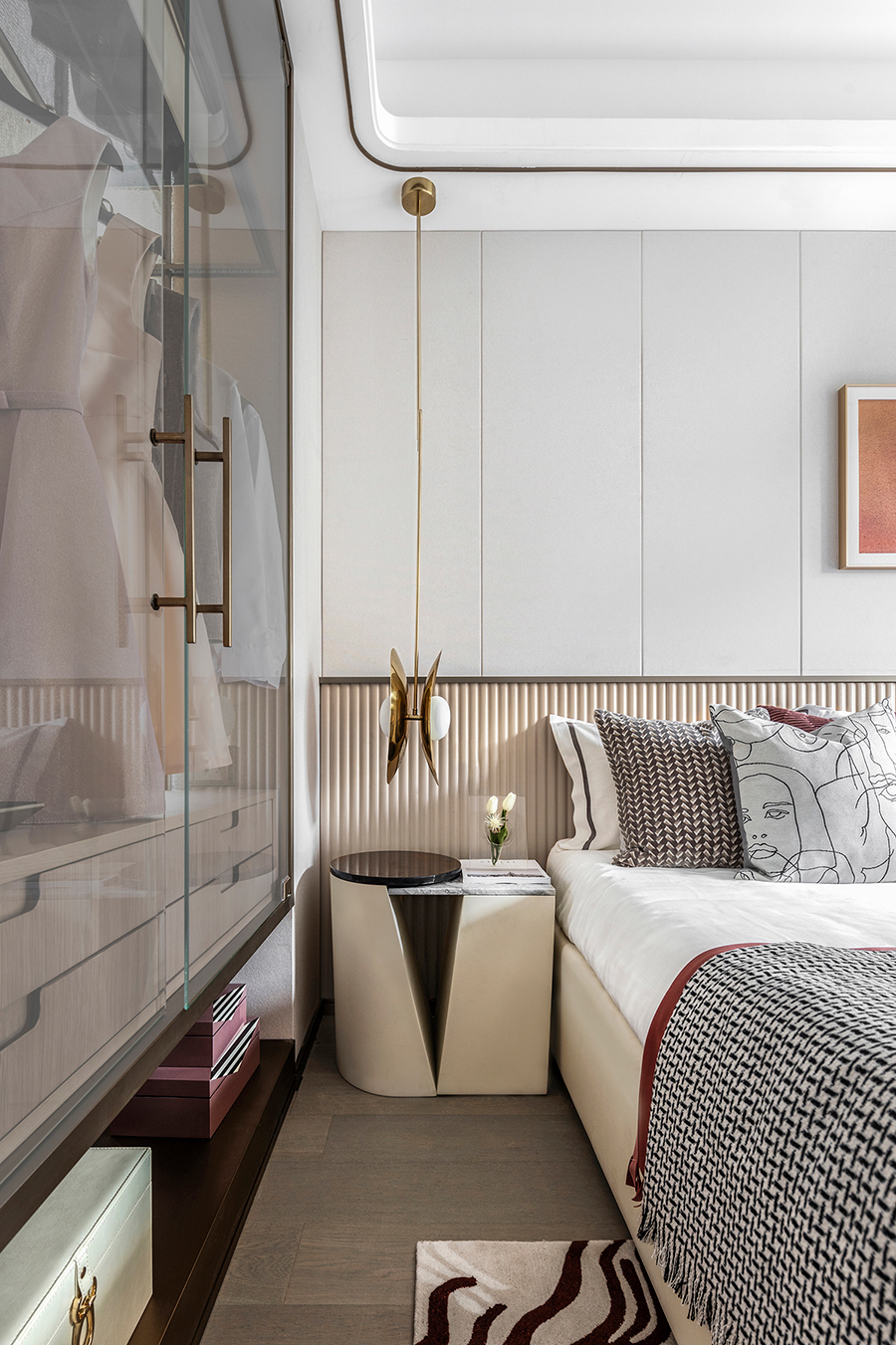  100㎡现代轻奢装修效果图