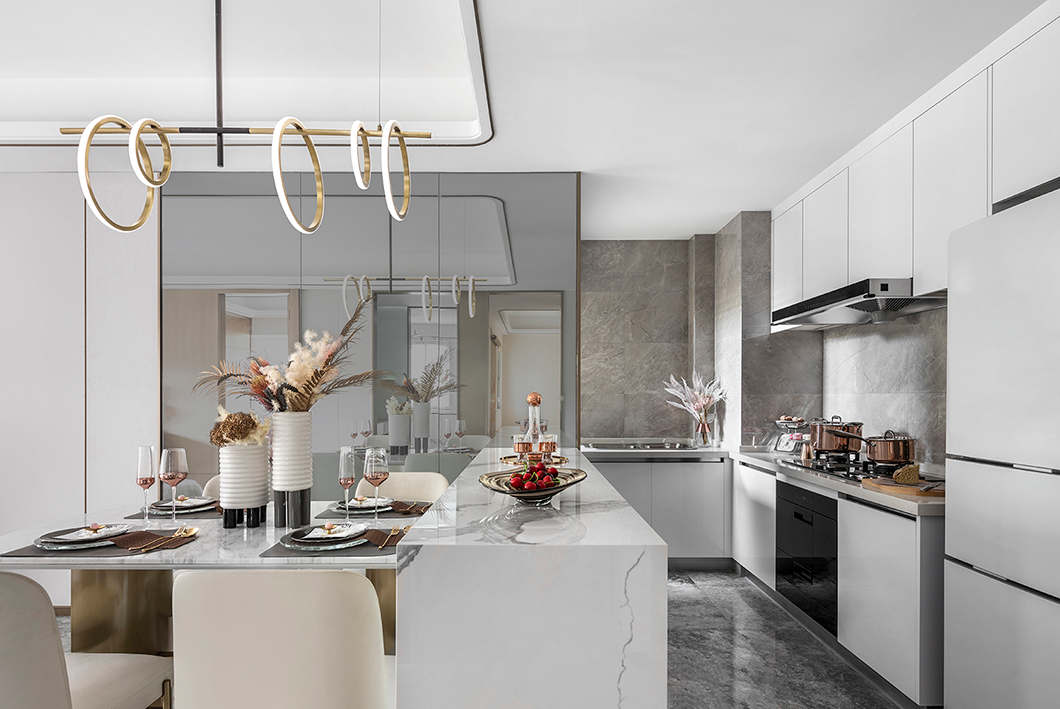  100㎡现代轻奢装修效果图