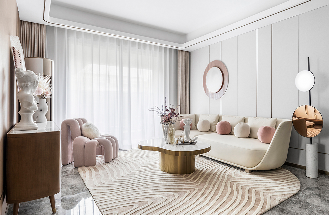 100㎡现代轻奢装修效果图