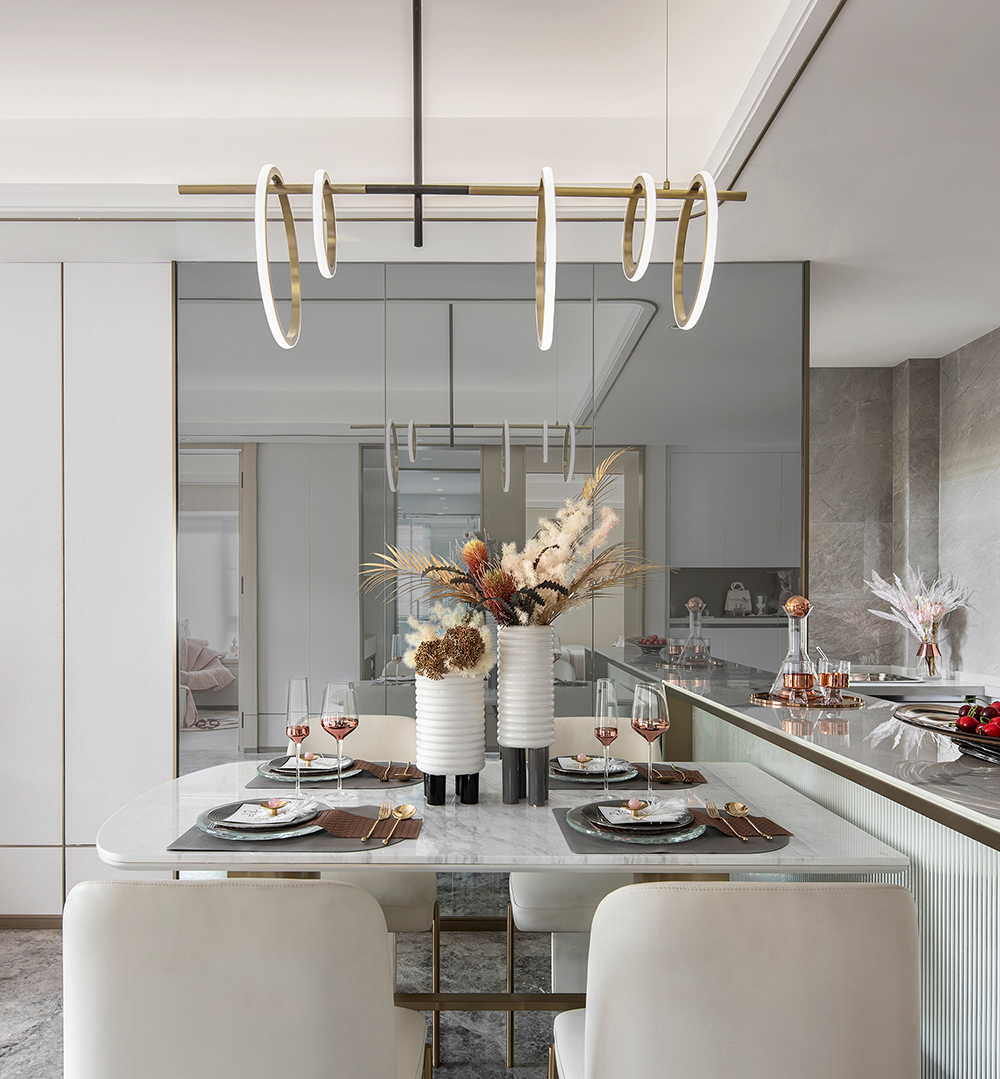  100㎡现代轻奢装修效果图