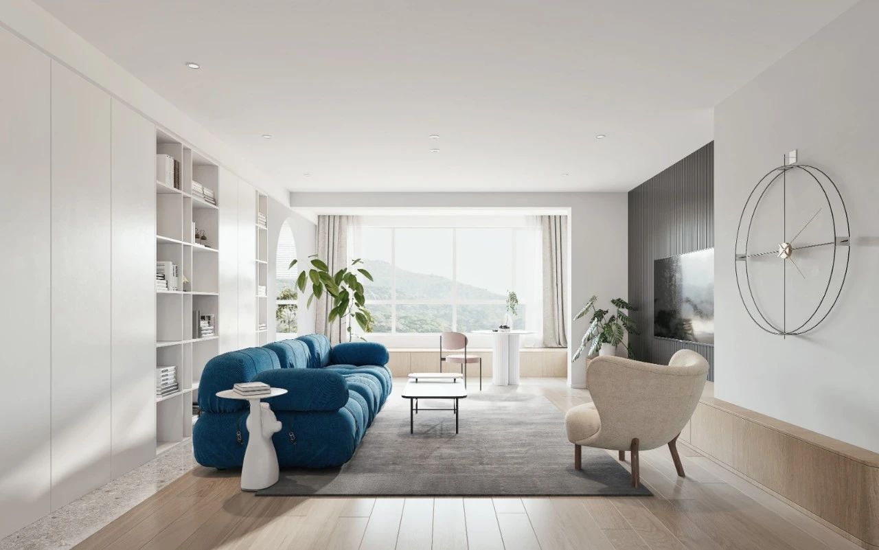 110m²简约风装修效果图