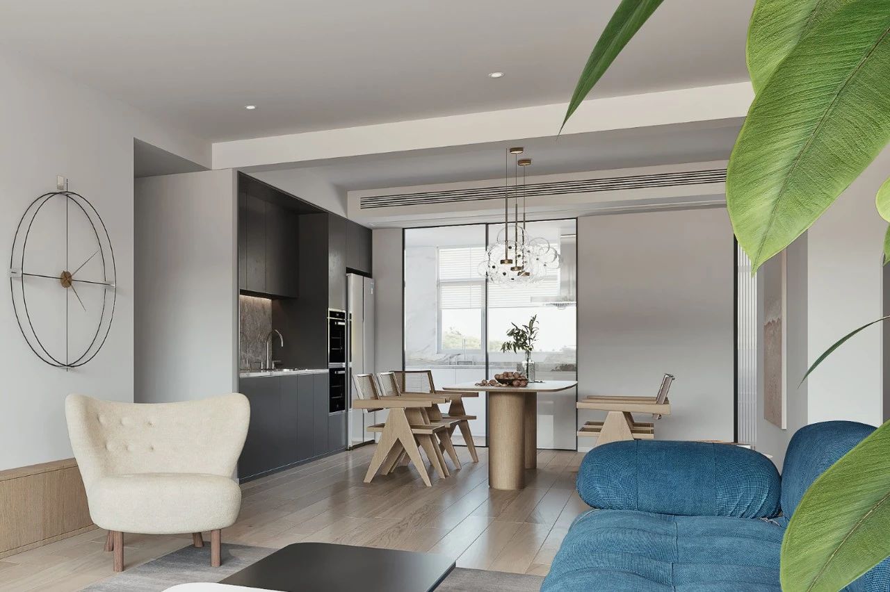 110m²简约风装修效果图