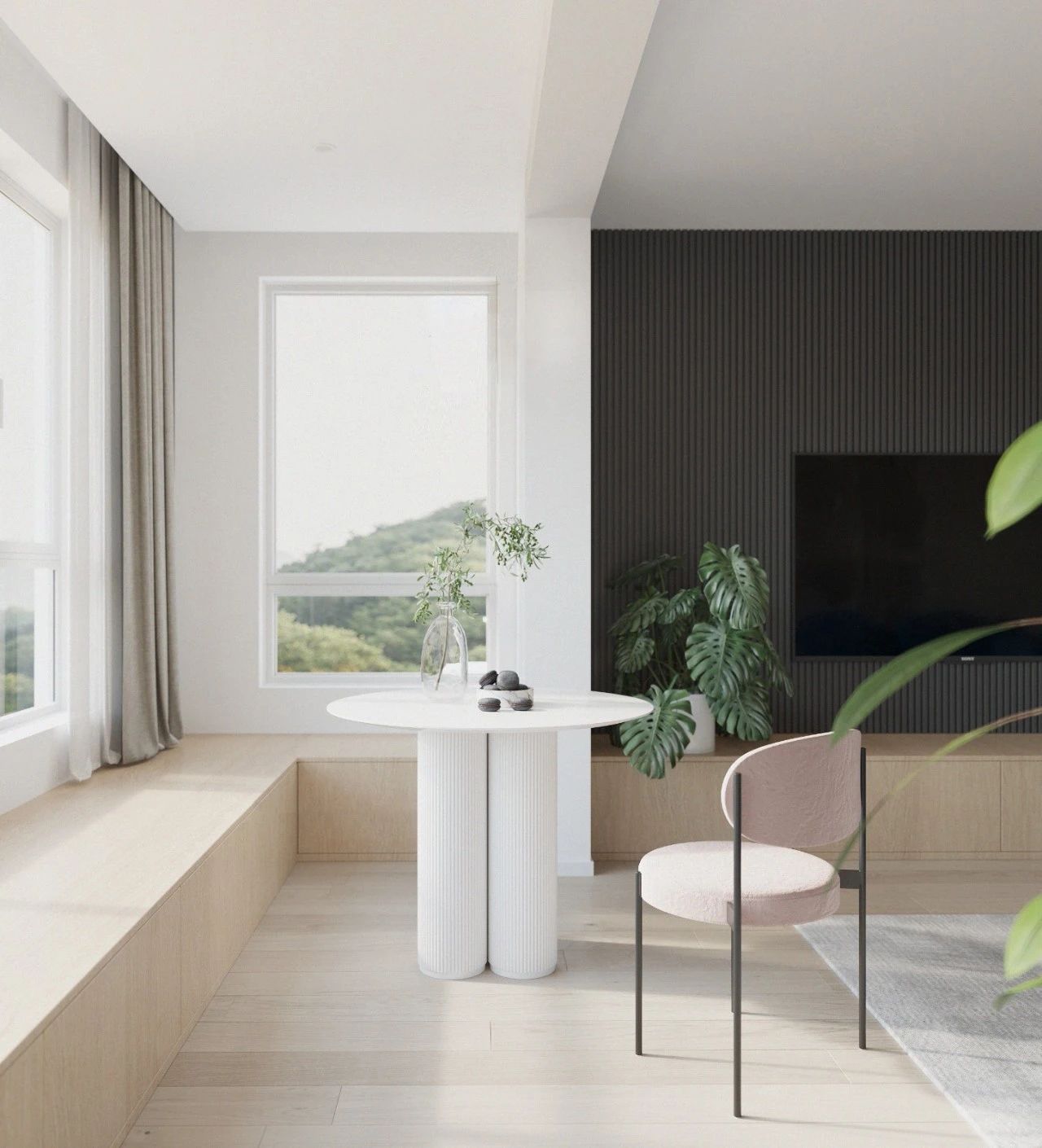 110m²简约风装修效果图