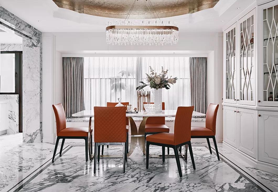 135㎡轻奢装修效果图