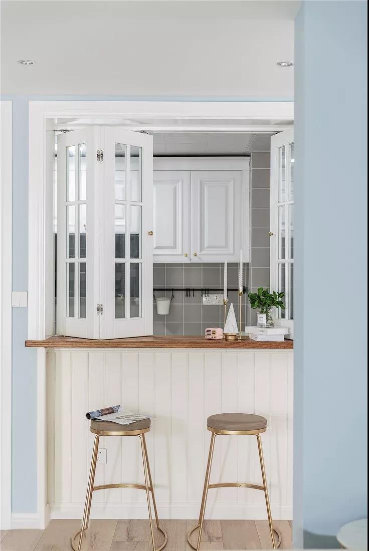 100㎡现代美式装修效果图