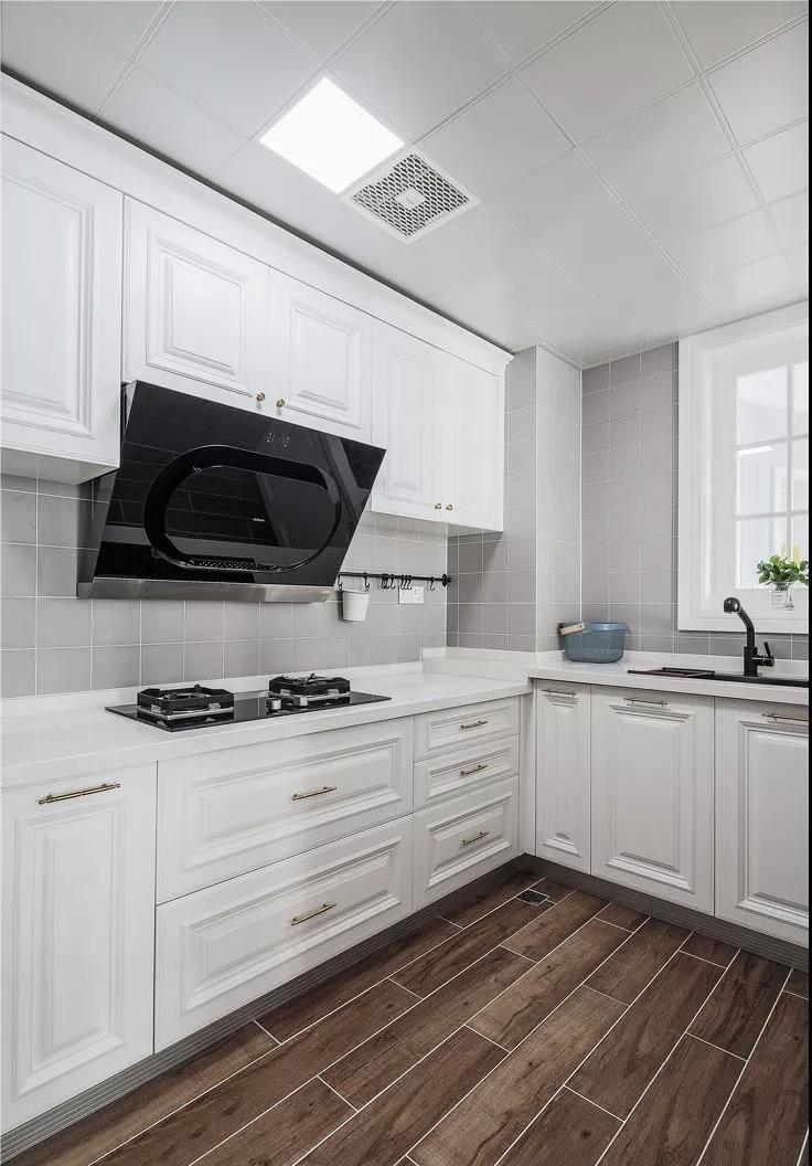 100㎡现代美式装修效果图