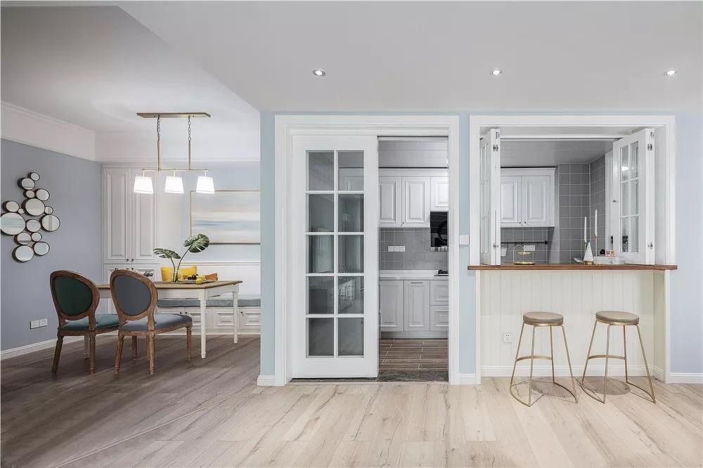 100㎡现代美式装修效果图