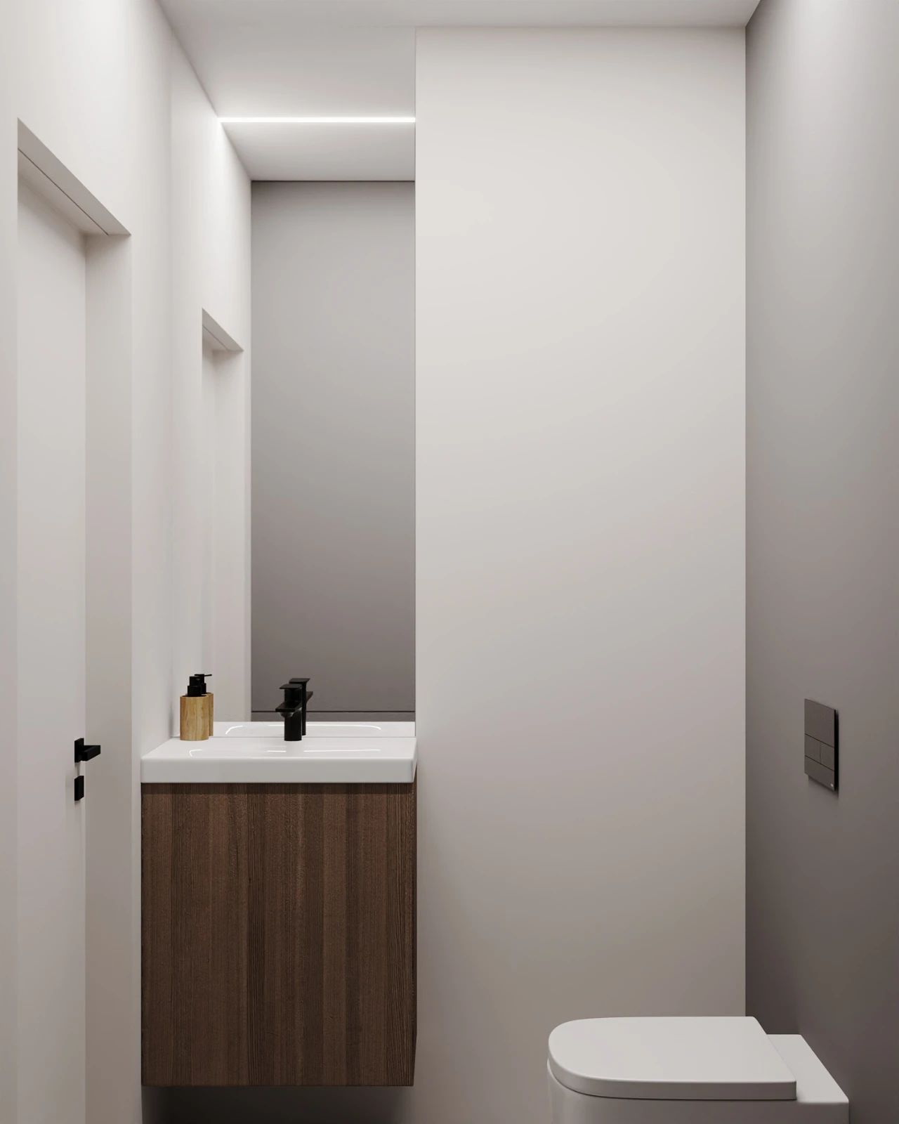 45平简约一居室公寓装修效果图