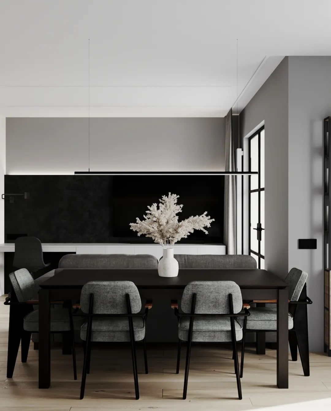 45平简约一居室公寓装修效果图