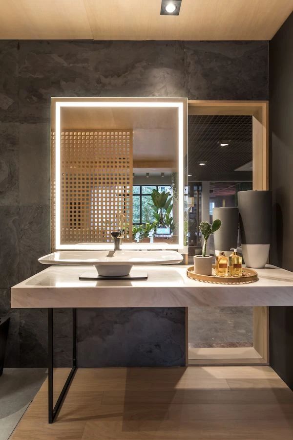 72㎡全开放一居室现代装修效果图