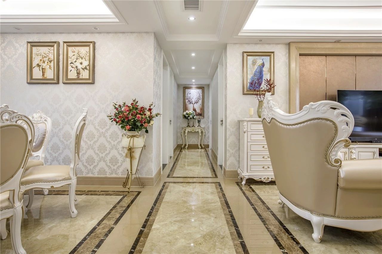 118m²现代欧式风装修效果图