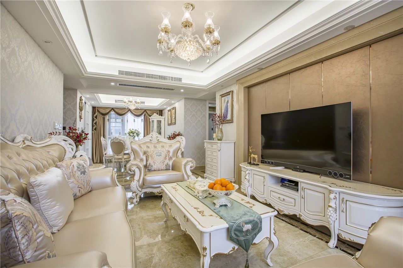 118m²现代欧式风装修效果图