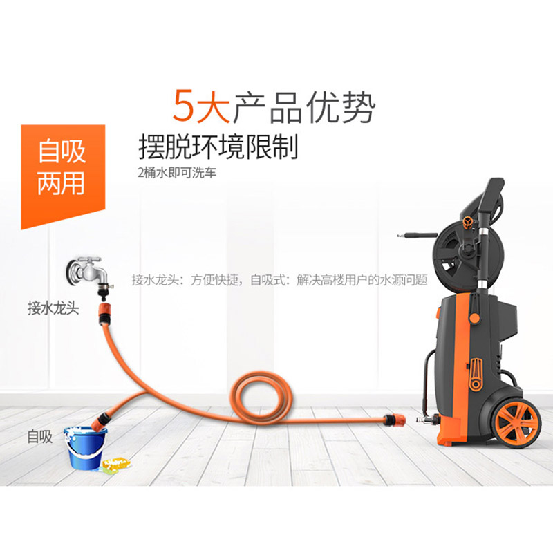 亿力4分家用软管进水管