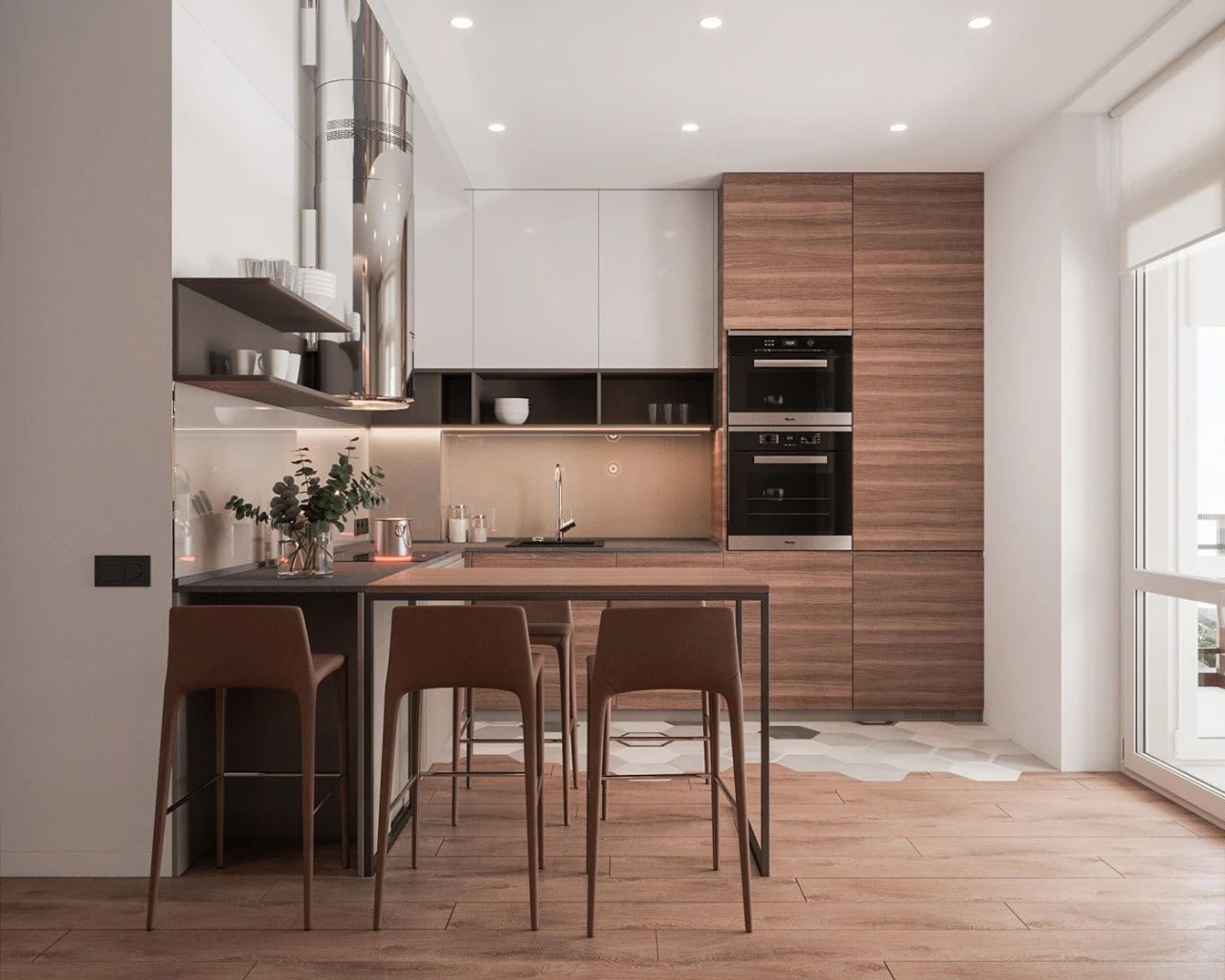  50㎡现代公寓卧室装修效果图