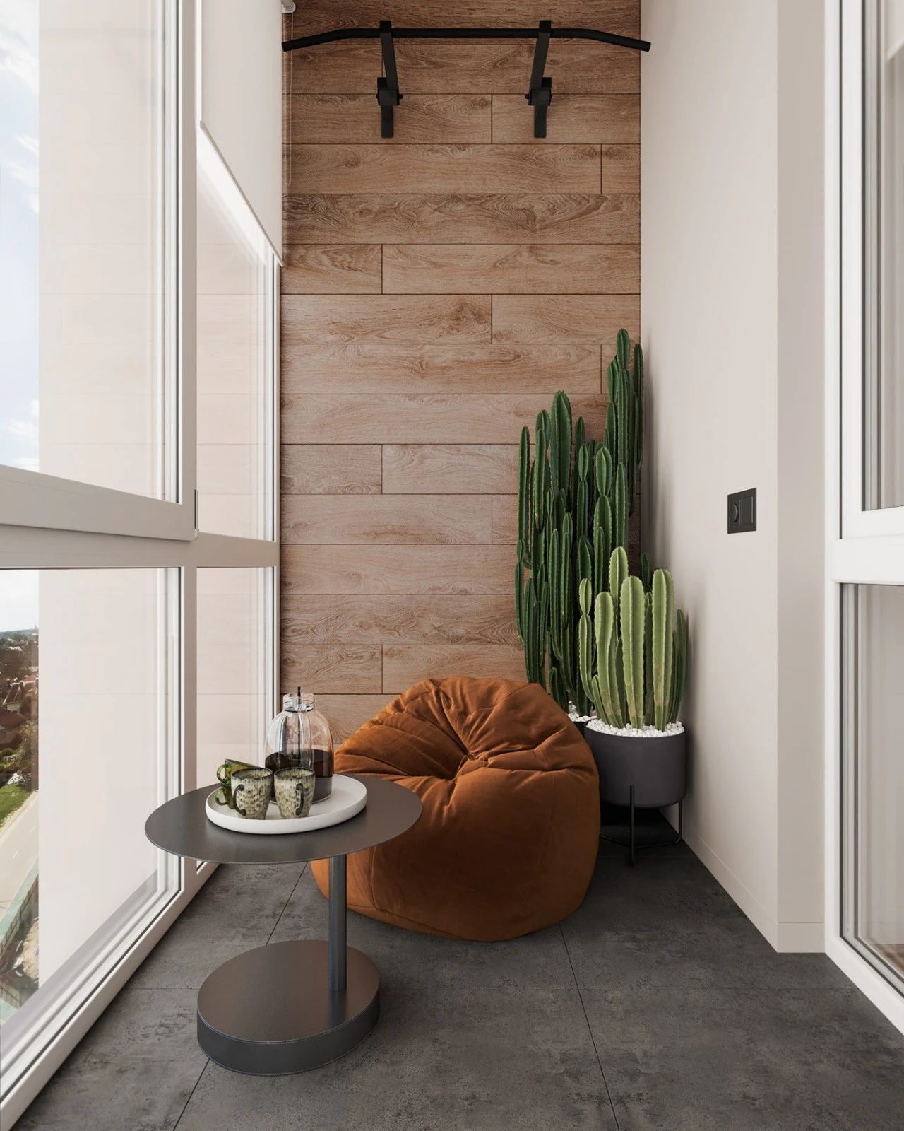  50㎡现代公寓卧室装修效果图