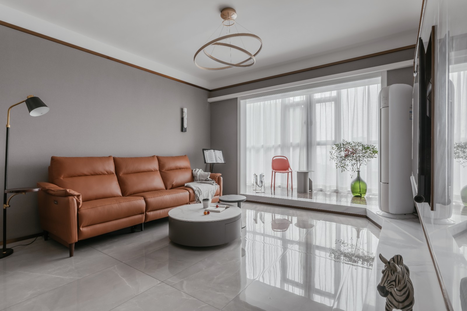  95平现代简约复式装修效果图