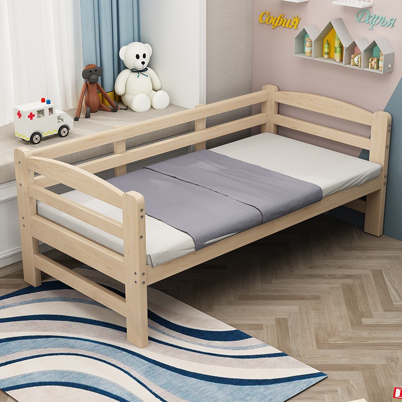 玲珑小镇 拼接床婴儿床加宽实木单人床