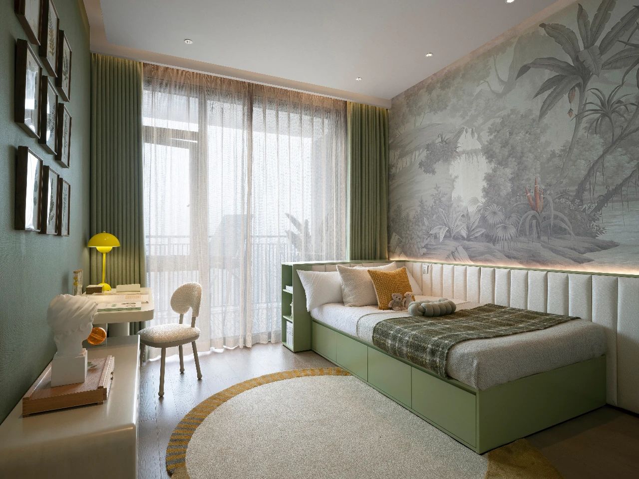 178平大户型混搭风装修效果图