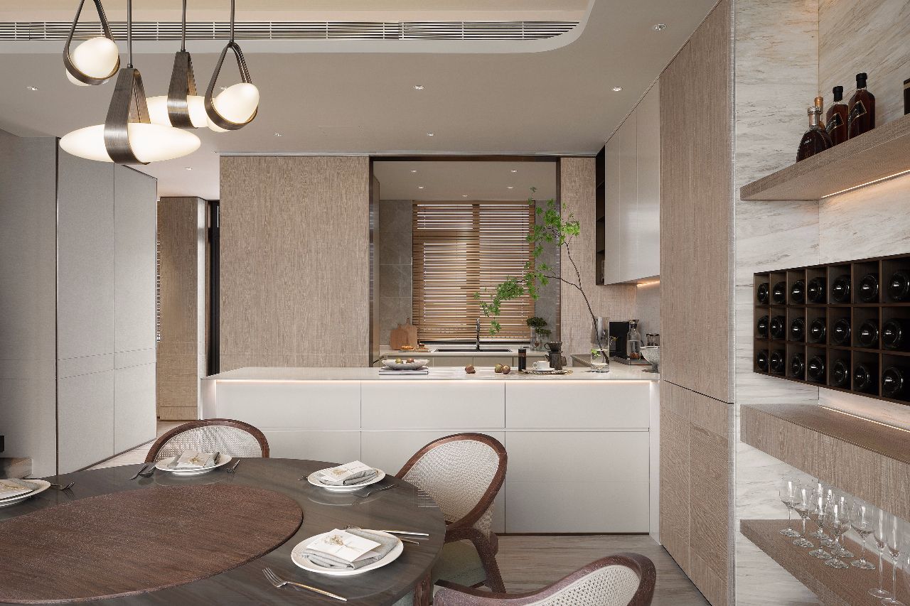 178平大户型混搭风装修效果图