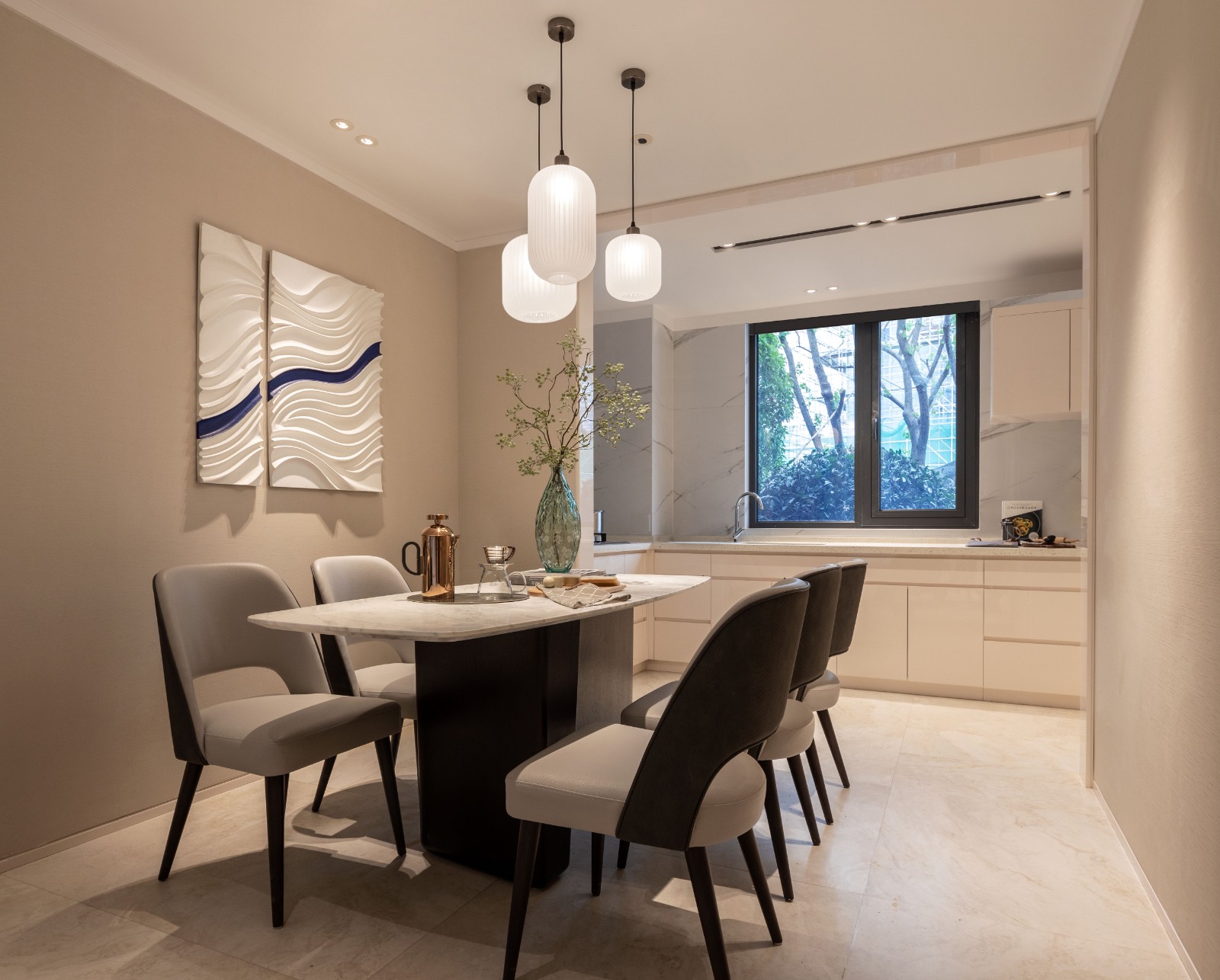  130m²现代三居装修效果图