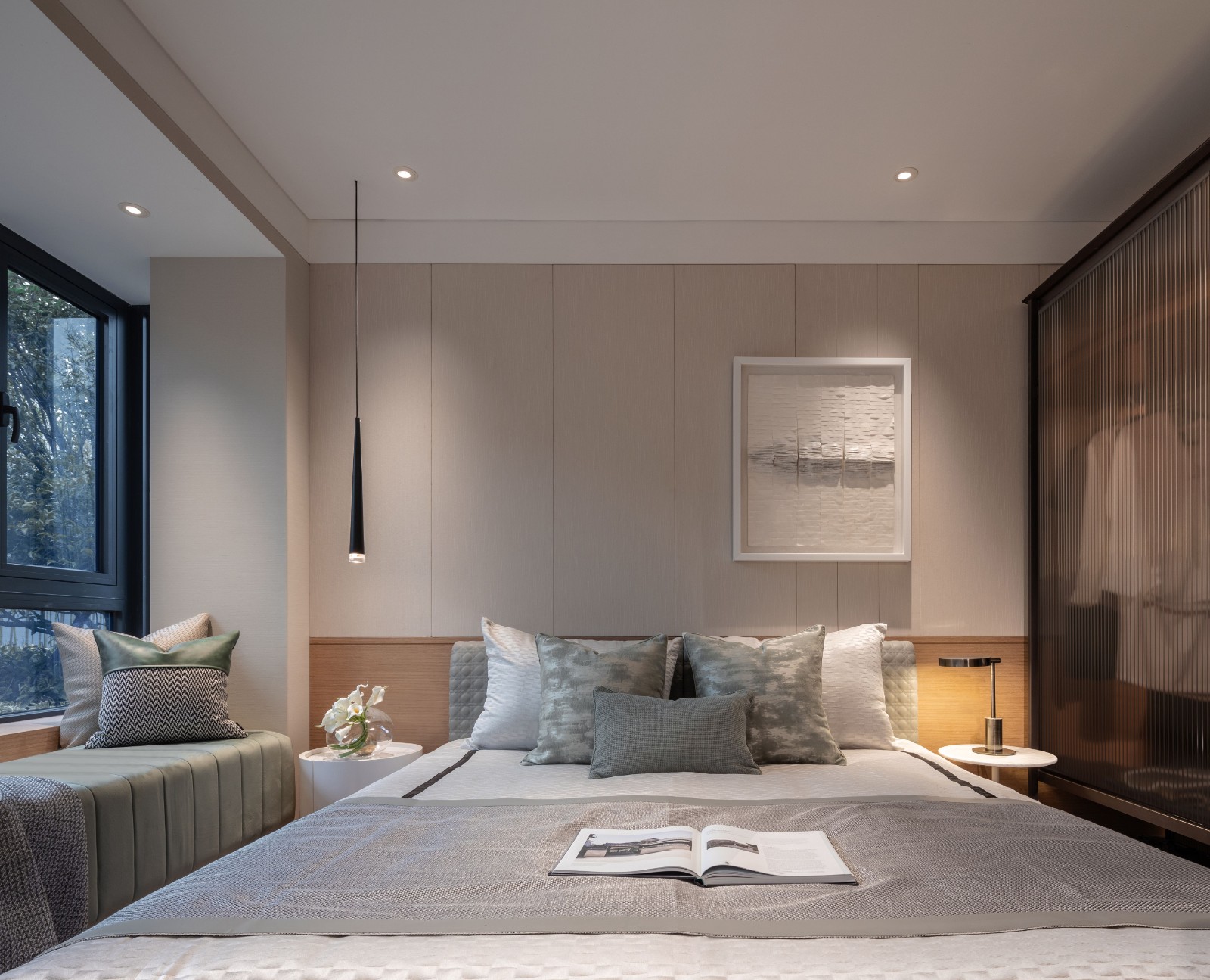  130m²现代三居装修效果图