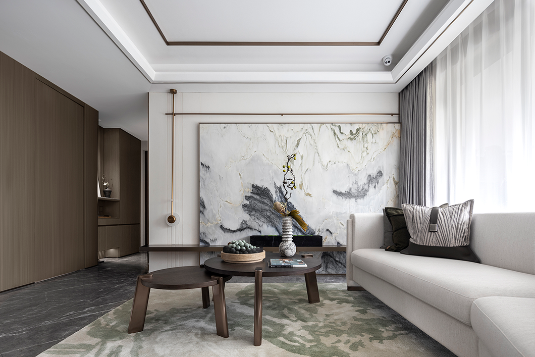 170m²现代中式装修效果图