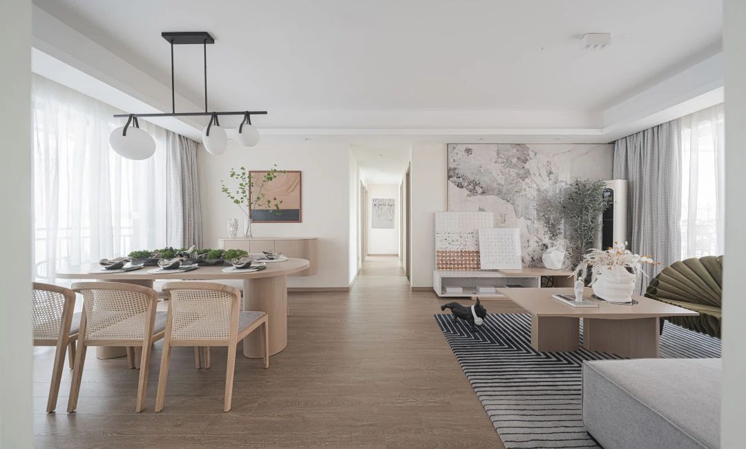 113m²简约现代装修效果图