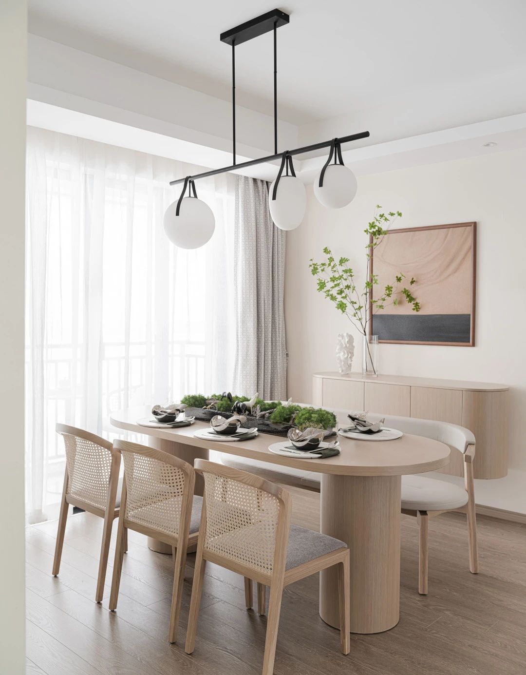113m²简约现代装修效果图
