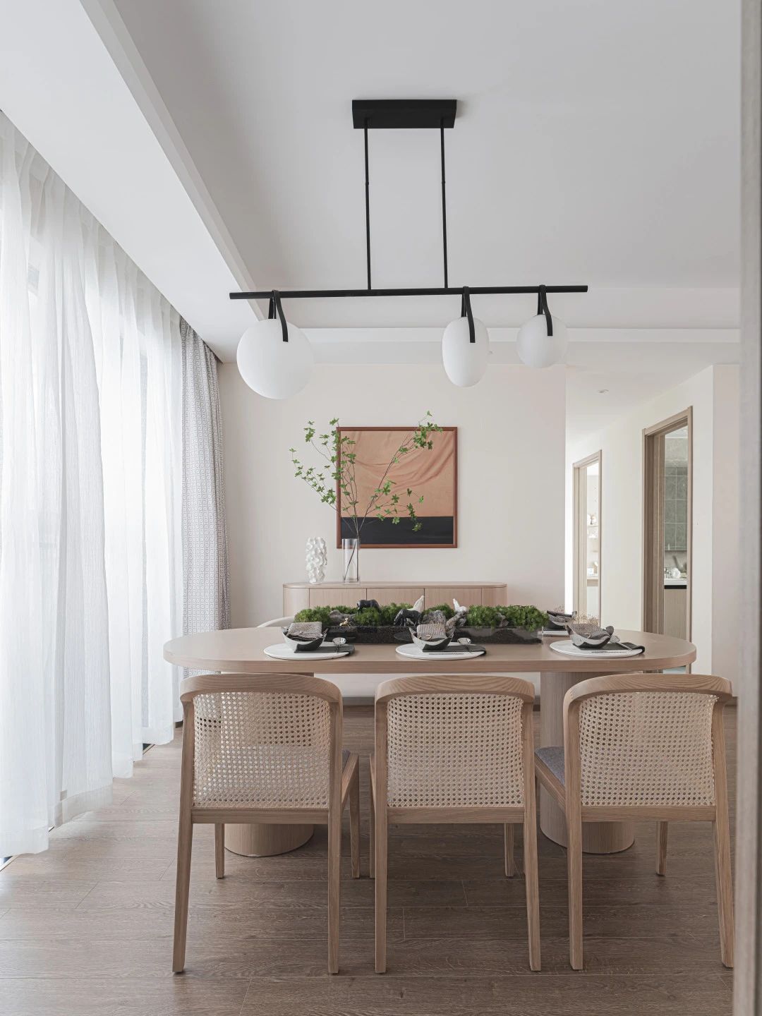 113m²简约现代装修效果图