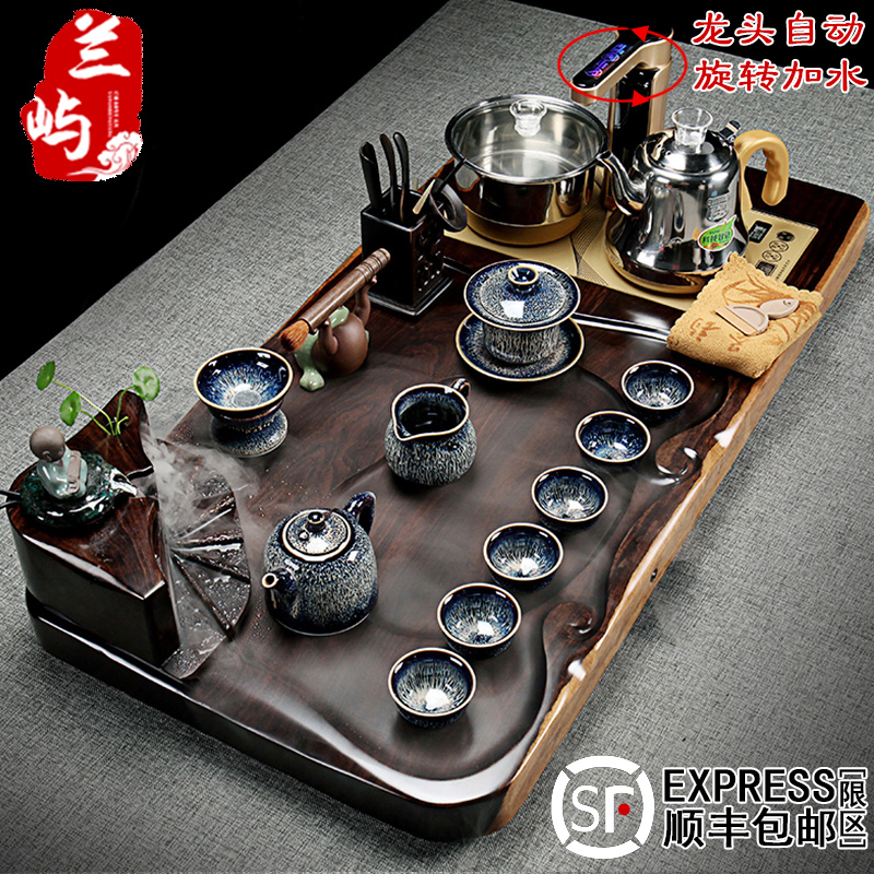 黑檀实木茶盘整套泡茶功夫茶具