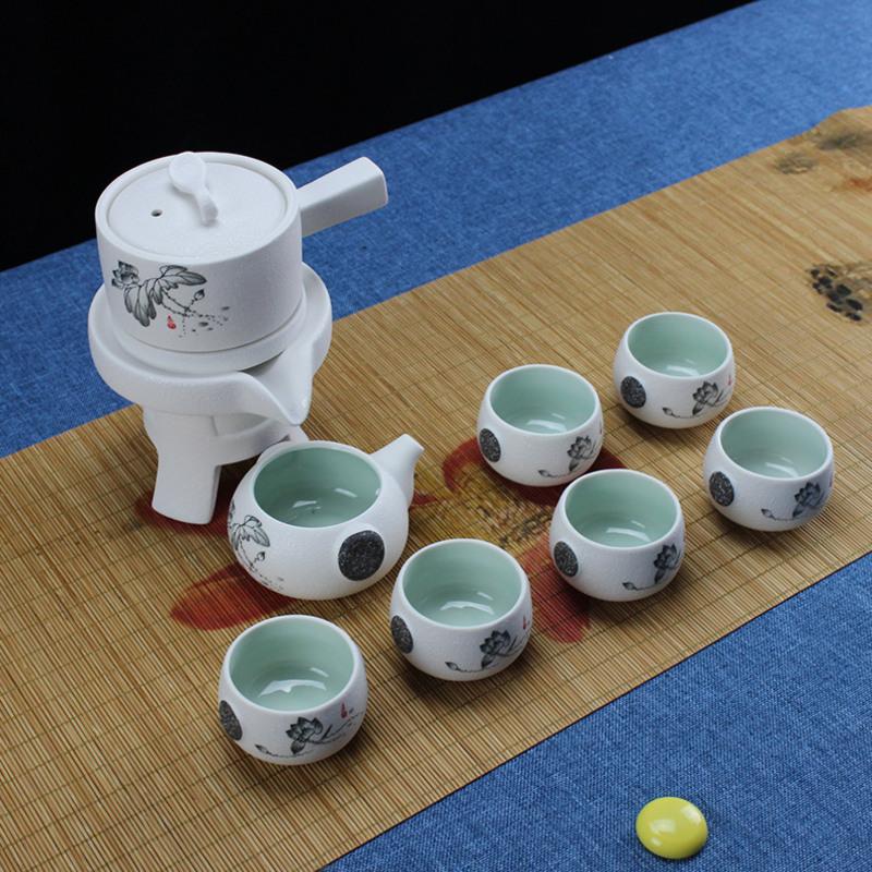 朗岳（LAMYU）新款时来运转石磨懒人茶具