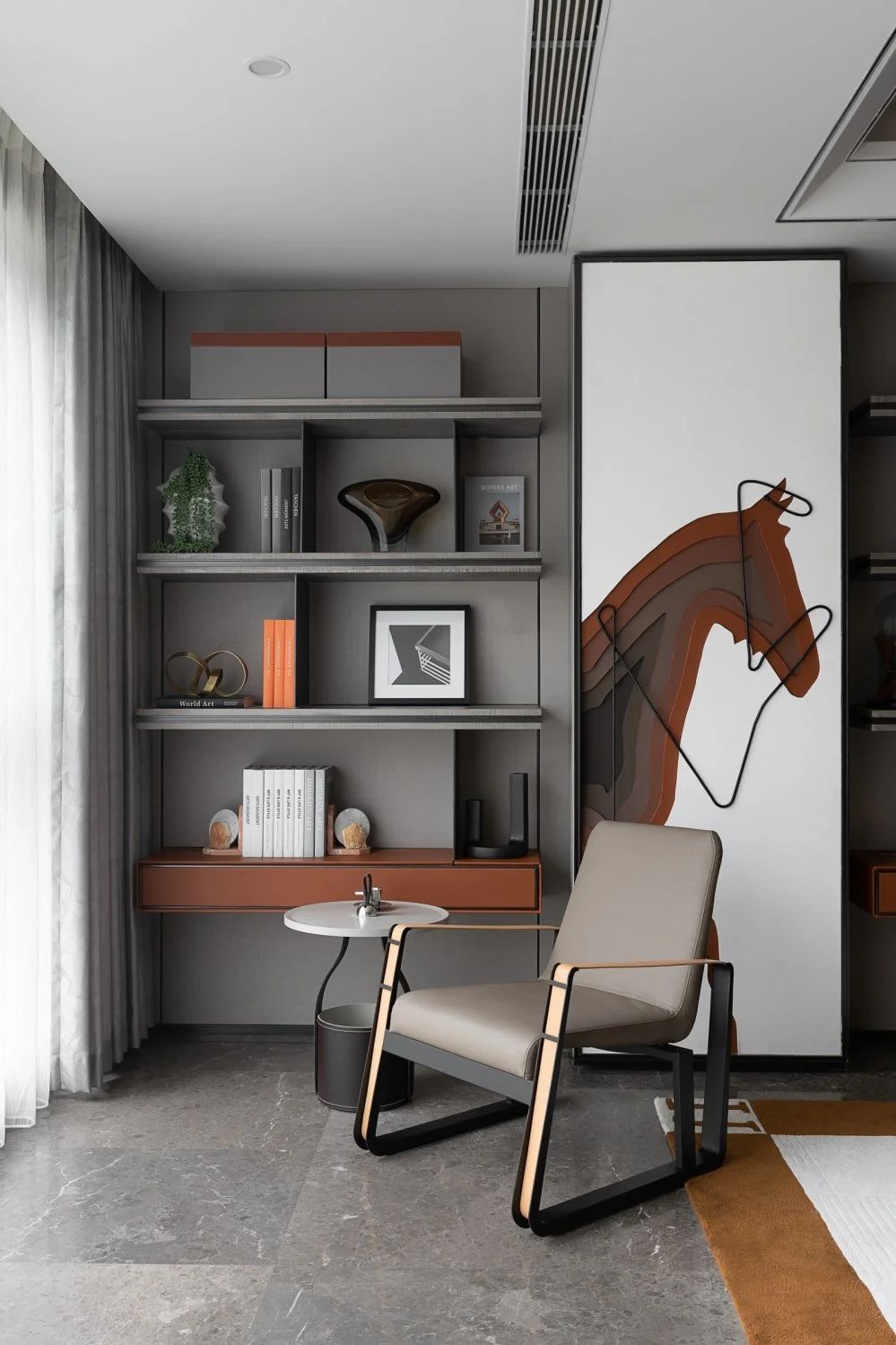 110平现代轻奢四居装修效果图