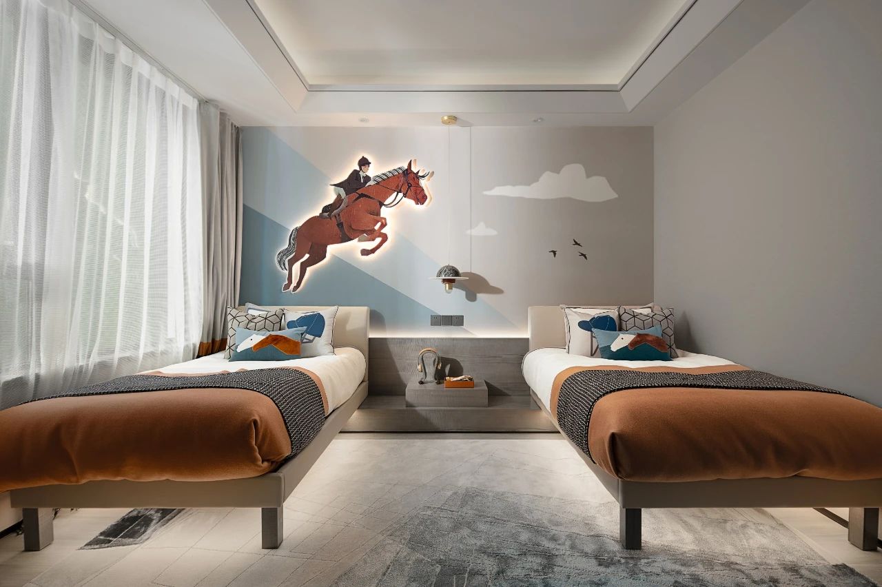 110平现代轻奢四居装修效果图