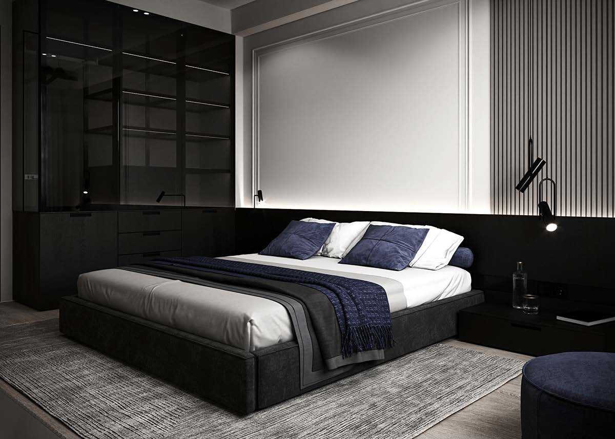  86平混搭公寓装修效果图